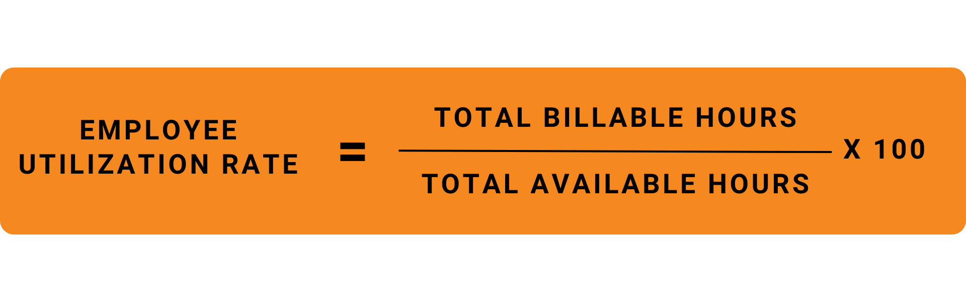 Employee utilization formula | Employee utilization rate